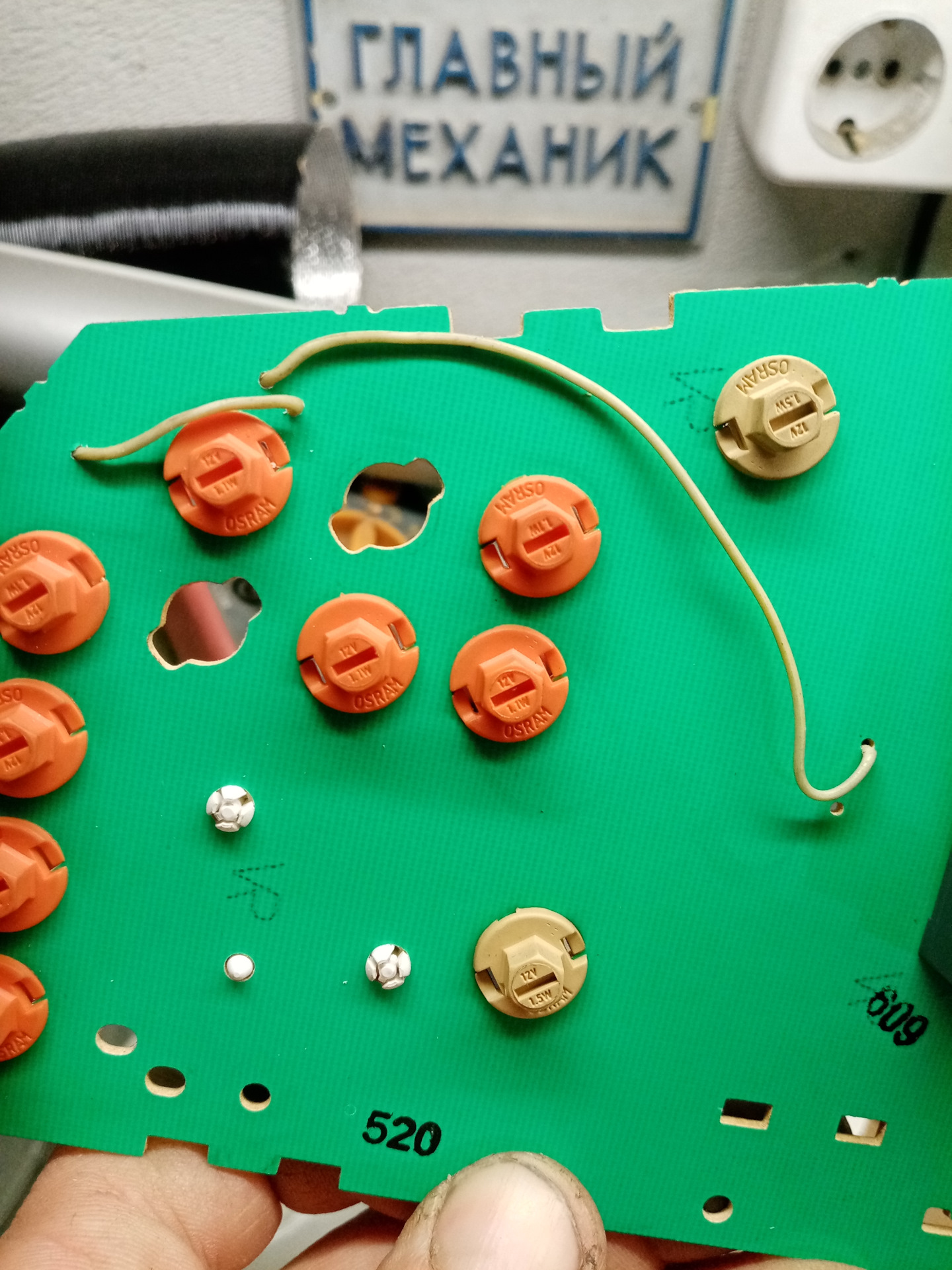 Контрольная лампа свечей накала — Opel Agila A, 1,2 л, 2005 года ...