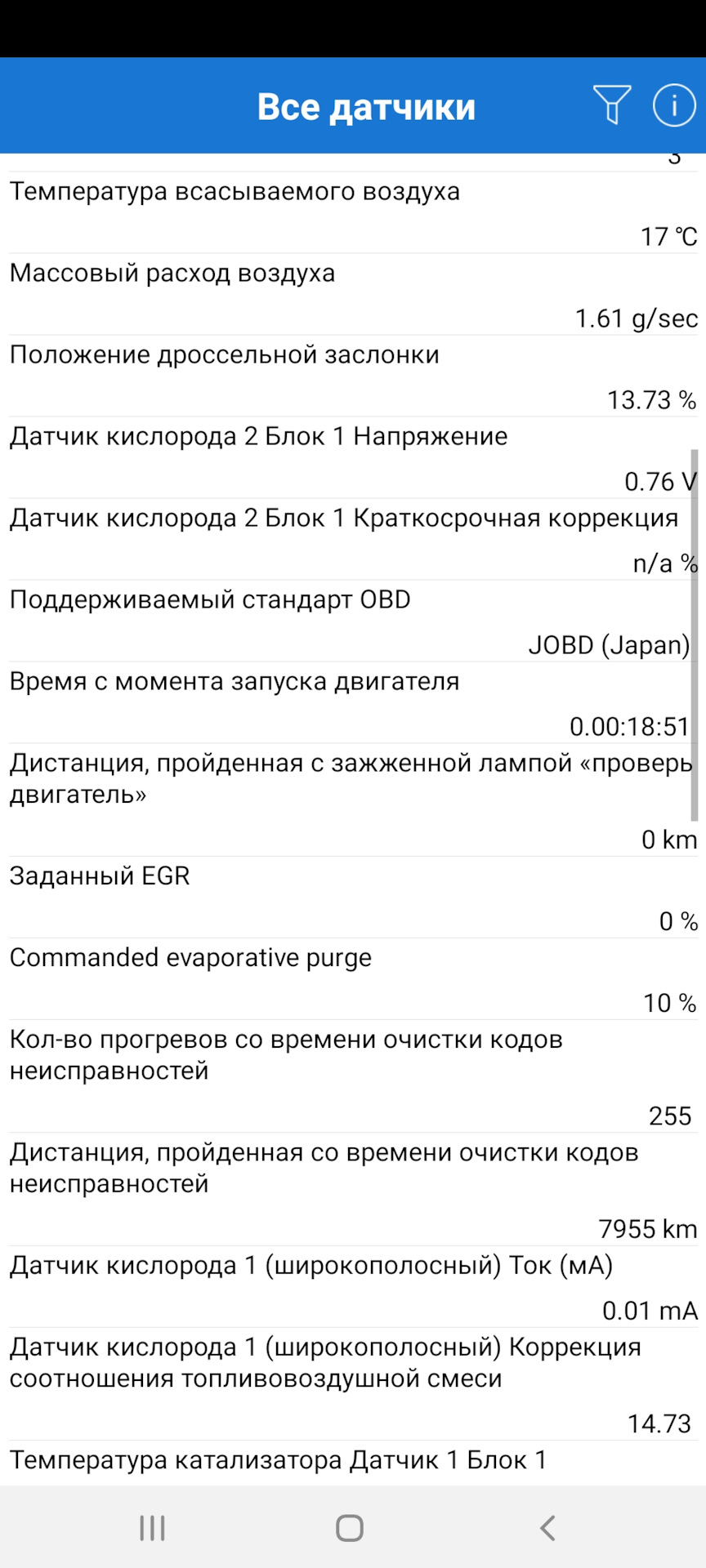 Показания датчиков на холостых оборотах двс. Расход 0,5 л/ч👌 — Mazda Demio  (3G), 1,3 л, 2011 года | наблюдение | DRIVE2