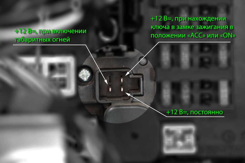 Разъем ETACS для дополнительного оборудования — Mitsubishi ASX, 1,6 л ...