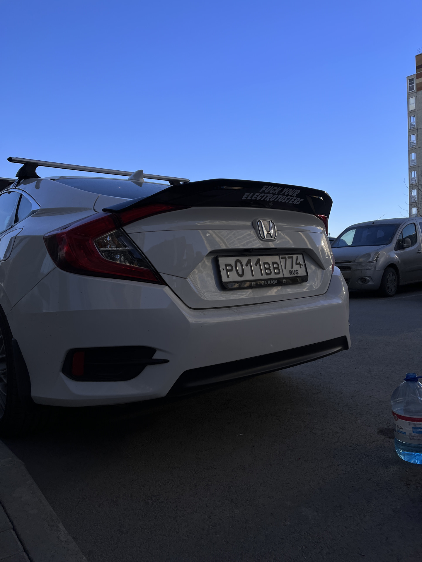 Спойлер дактейл — Honda Civic 4D (10G), 1,5 л, 2017 года | стайлинг ...