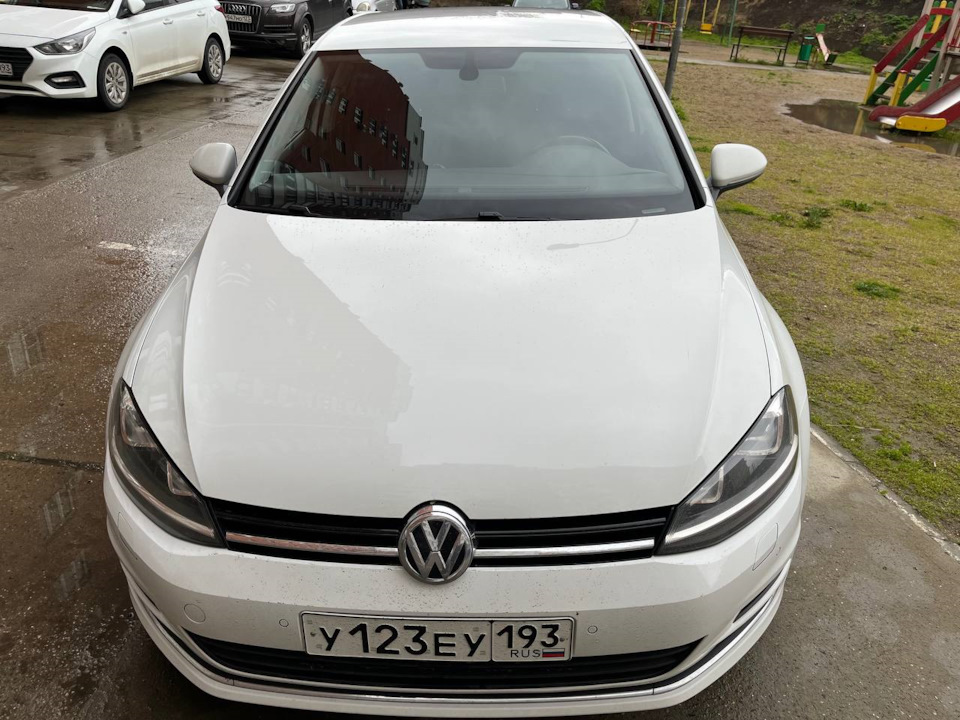 Накладки на боковые зеркала — Volkswagen Golf Mk7, 1,4 л, 2013 года ...