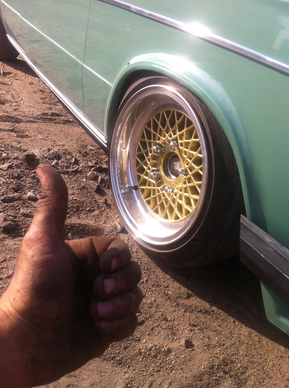 BBS MAHLE R14 7J ET+11 5*120 — Lada 21013, 1,2 л, 1985 года