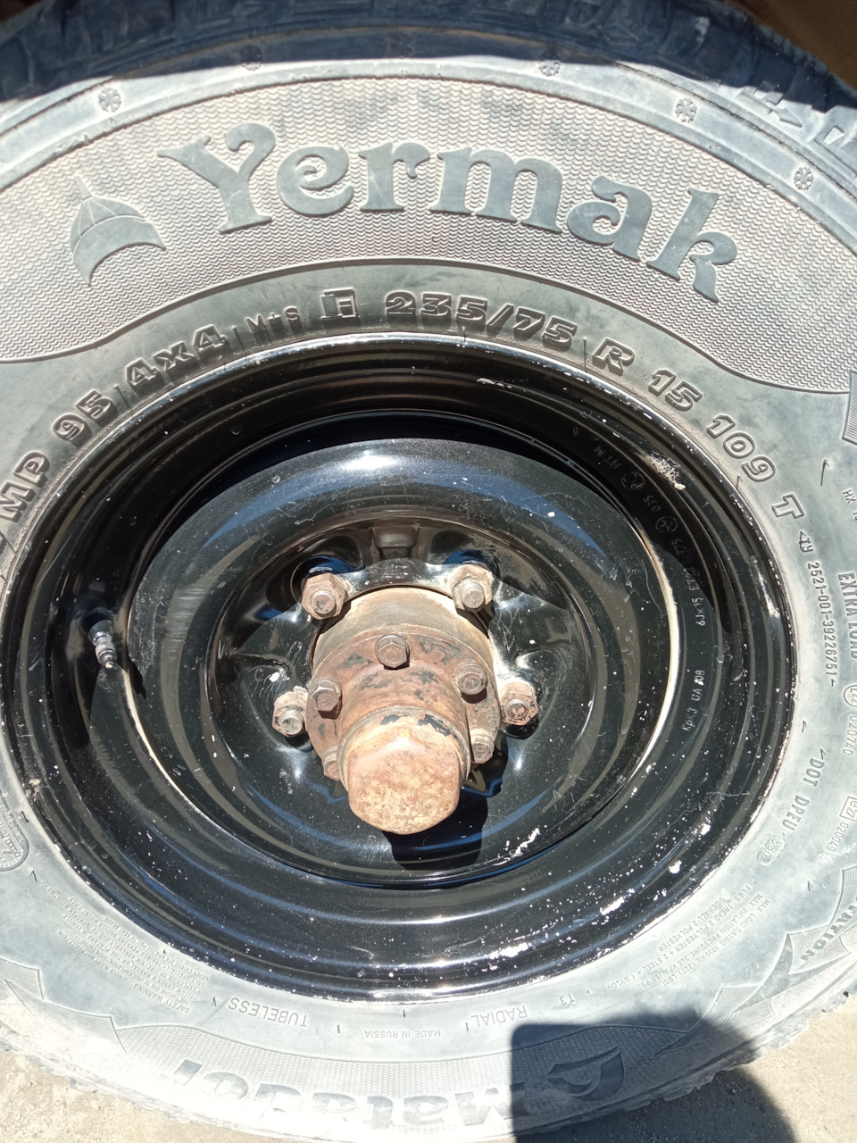 Красим диски — УАЗ 3962, 2,7 л, 1996 года | тюнинг | DRIVE2