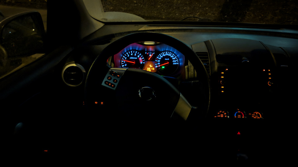 Ремонт подсветки климат-контроля — Nissan Note (1G), 1,6 л, 2012 года ...