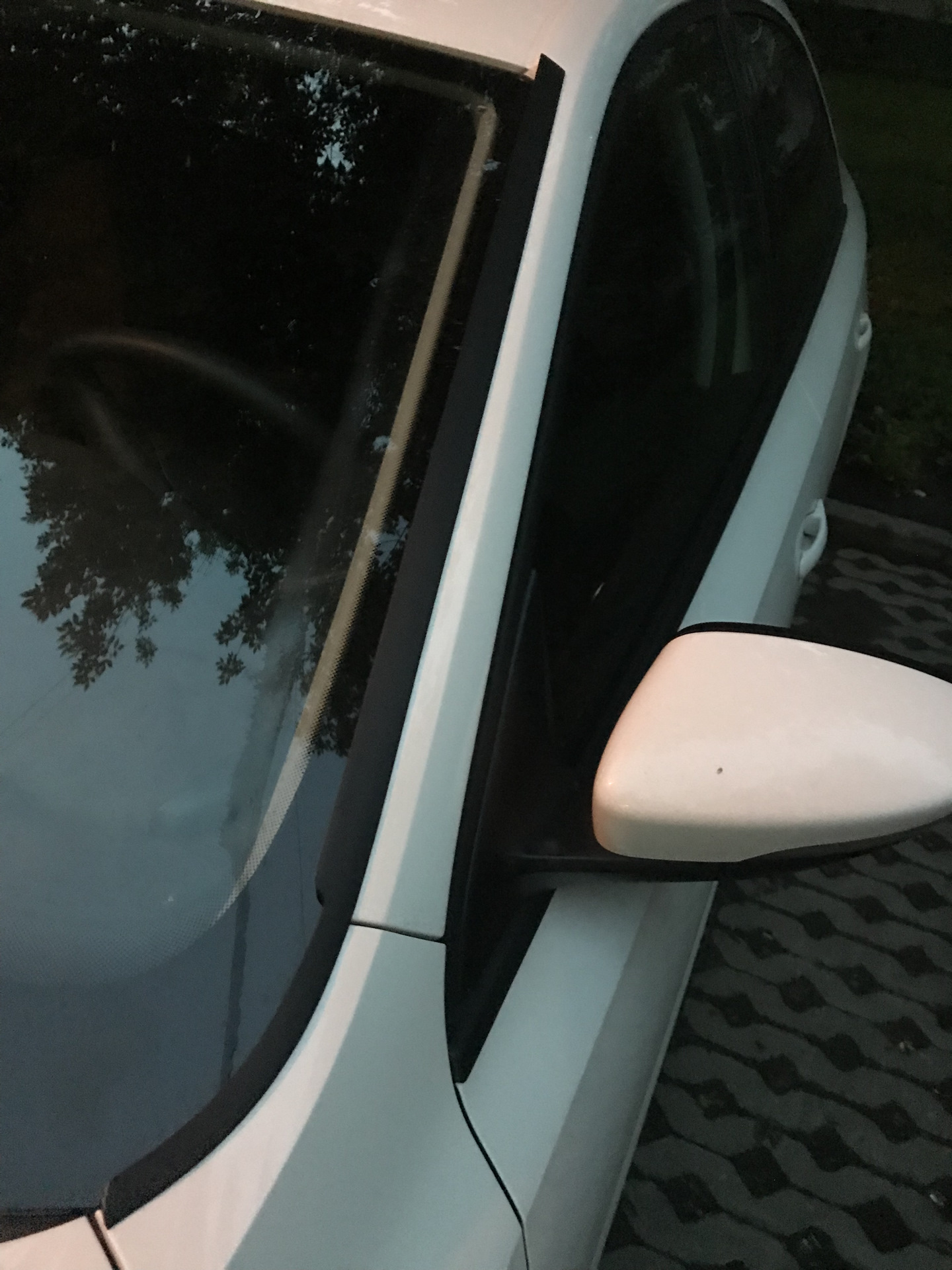 Дефлектор лобового стекла — Volkswagen Jetta VI, 1,6 л, 2015 года ...