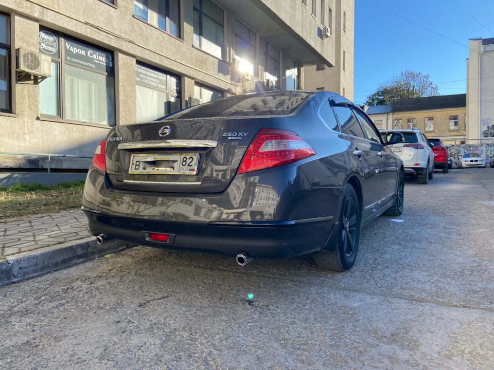 Реставрация хромированных накладок на бамперах. — Nissan Teana (J32), 2 ...