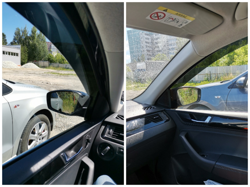 Вид изнутри — Skoda Rapid (1G)