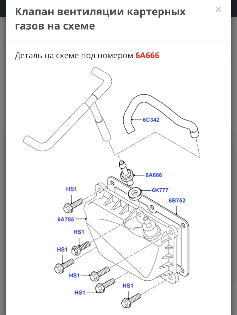 Клапан вентиляции картерных газов — Ford Focus III Hatchback, 1,6 л, 2011  года | своими руками | DRIVE2