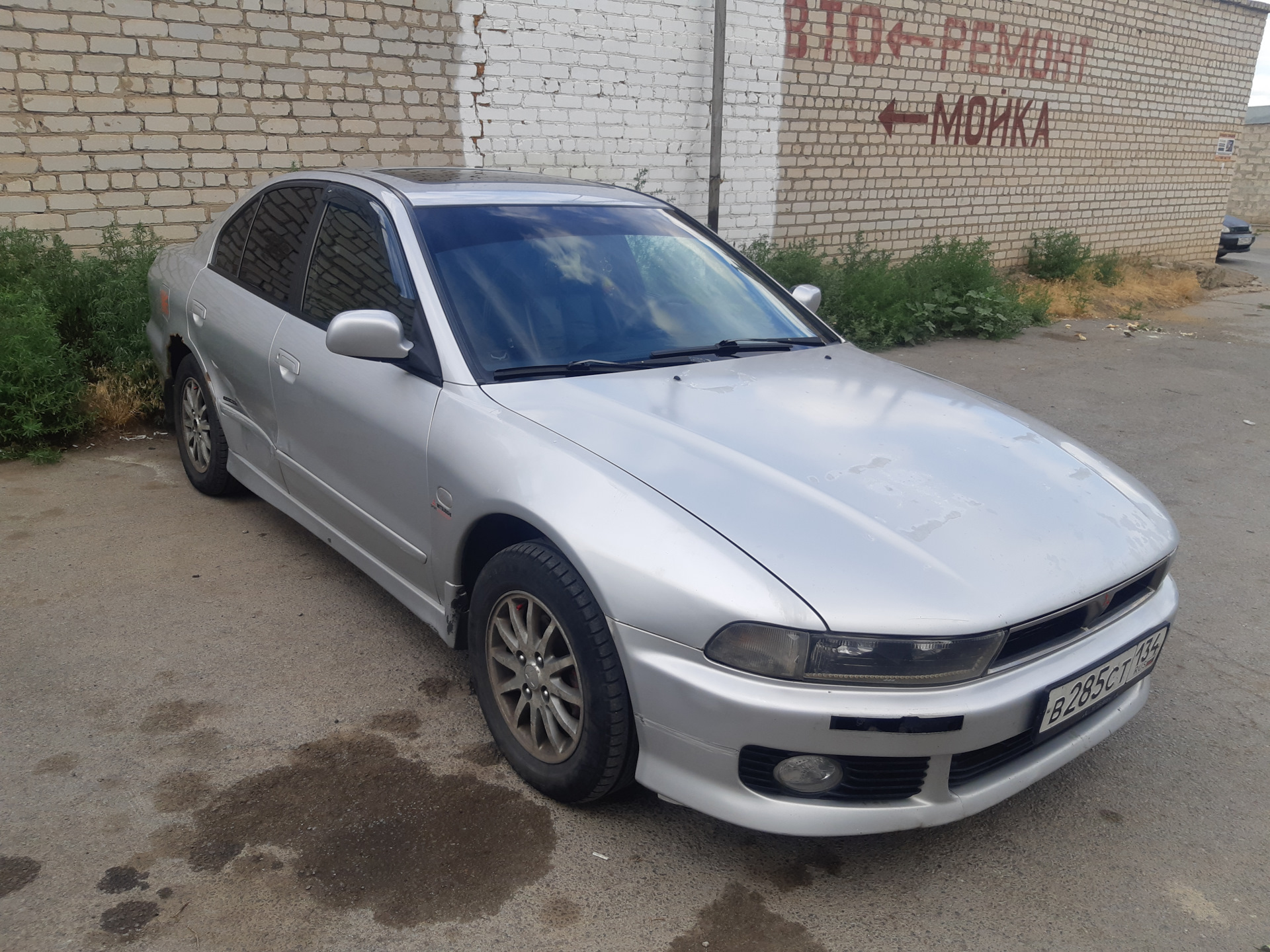 Покраска авто + рем.комплект задних арок — Mitsubishi Galant (8G), 2,5 л,  2001 года | кузовной ремонт | DRIVE2