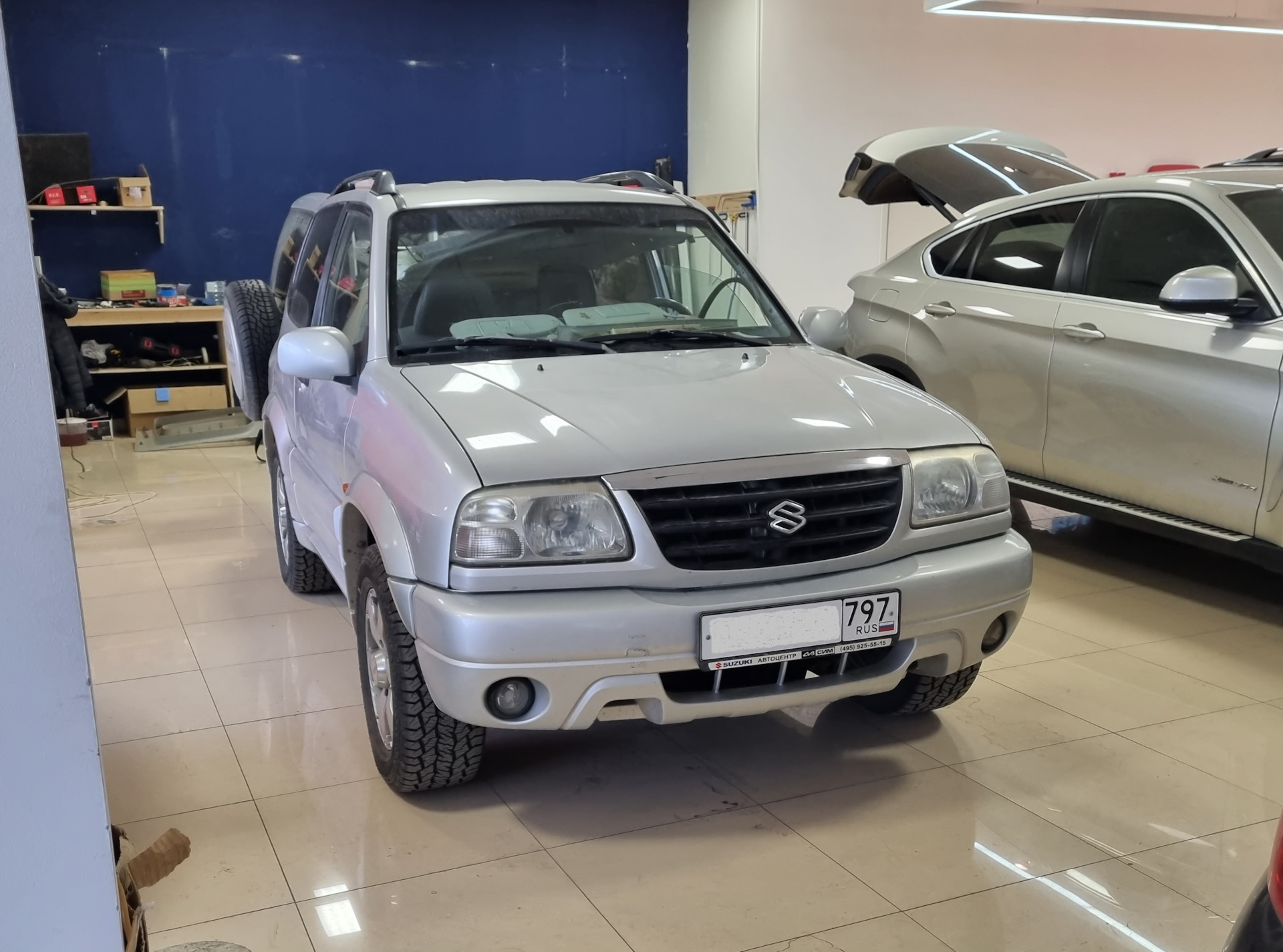 Процесс пошел (дефектовка повреждений) — Suzuki Grand Vitara (1G), 1,6 л,  2004 года | визит на сервис | DRIVE2