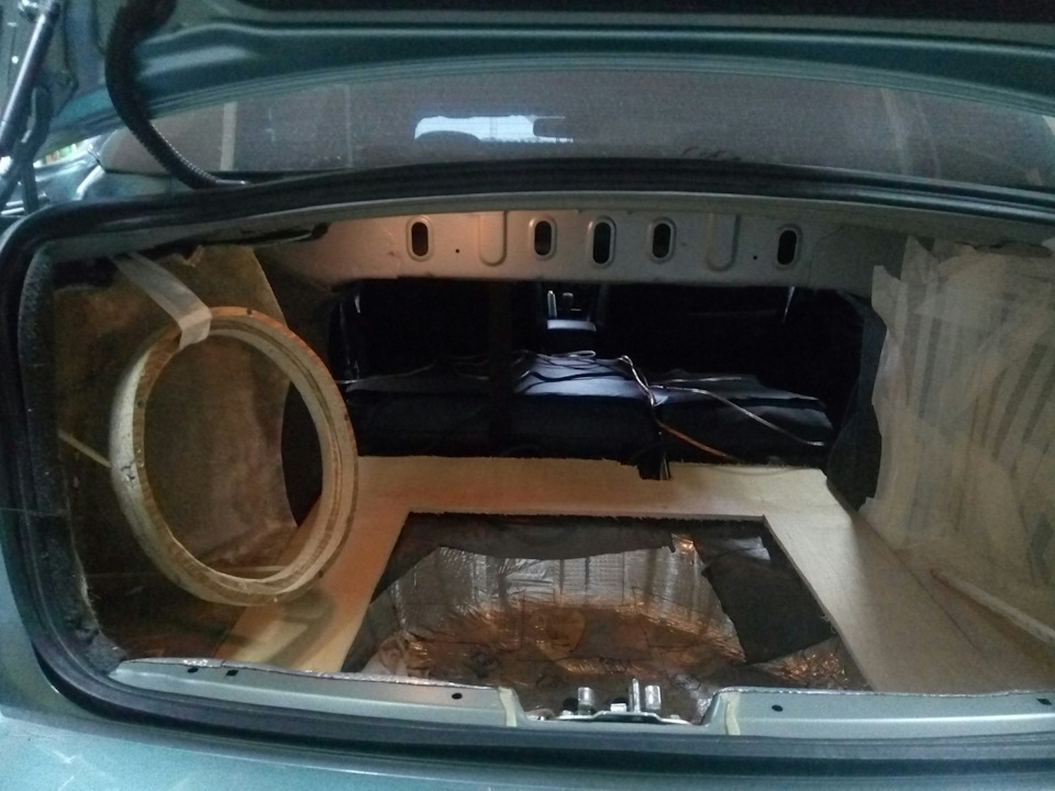 Car Audio Part 3 Trunk Stealth And Raised Floor Logbook