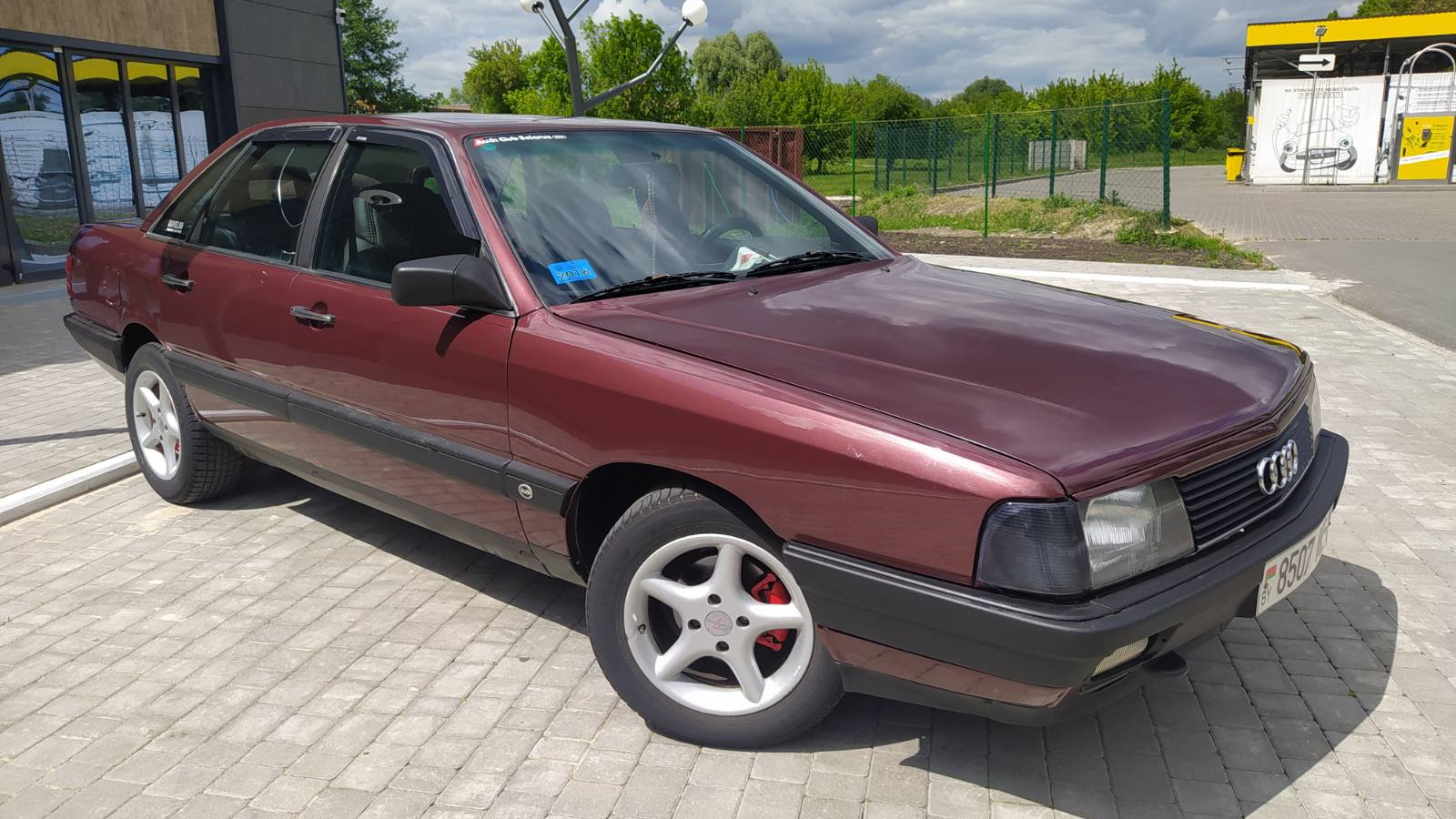 Audi 100 (C3) 1.8 бензиновый 1985 | Бордовый Дракончик на DRIVE2