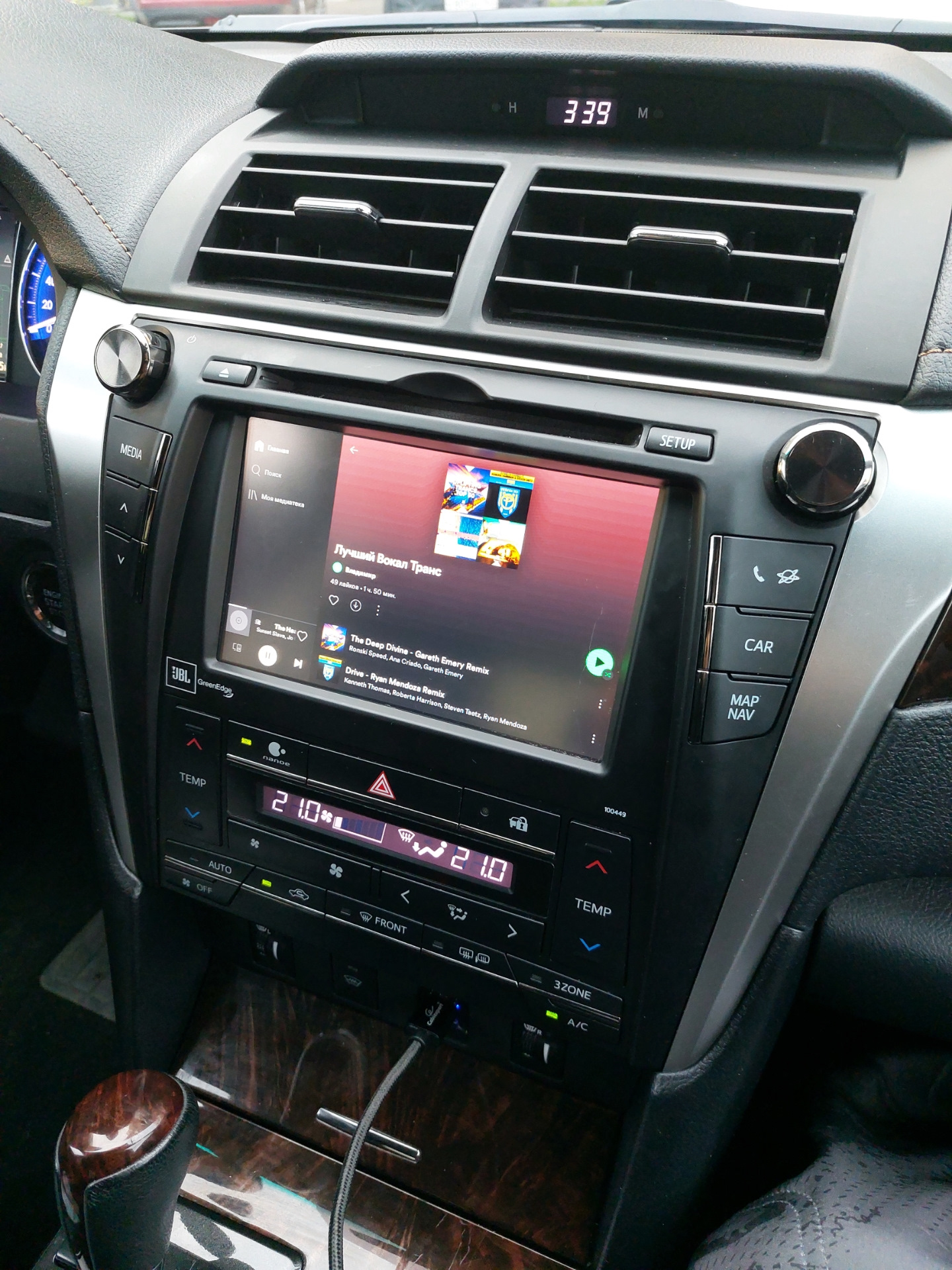 Ожидание&реальность navitouch nt3325 — Toyota Camry (XV50), 2,5 л, 2015 ...