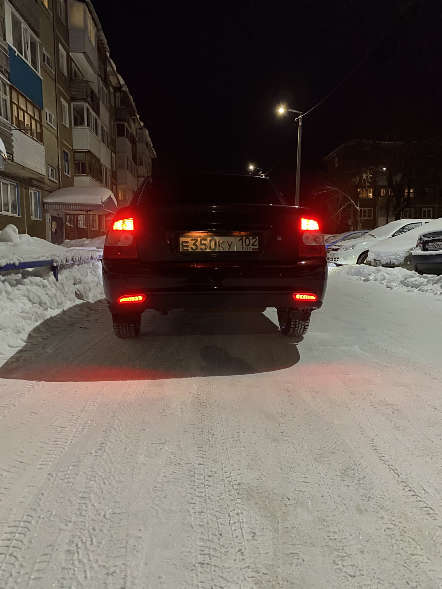 Проводка задних фонарей — Lada Приора седан, 1,6 л, 2008 года ...