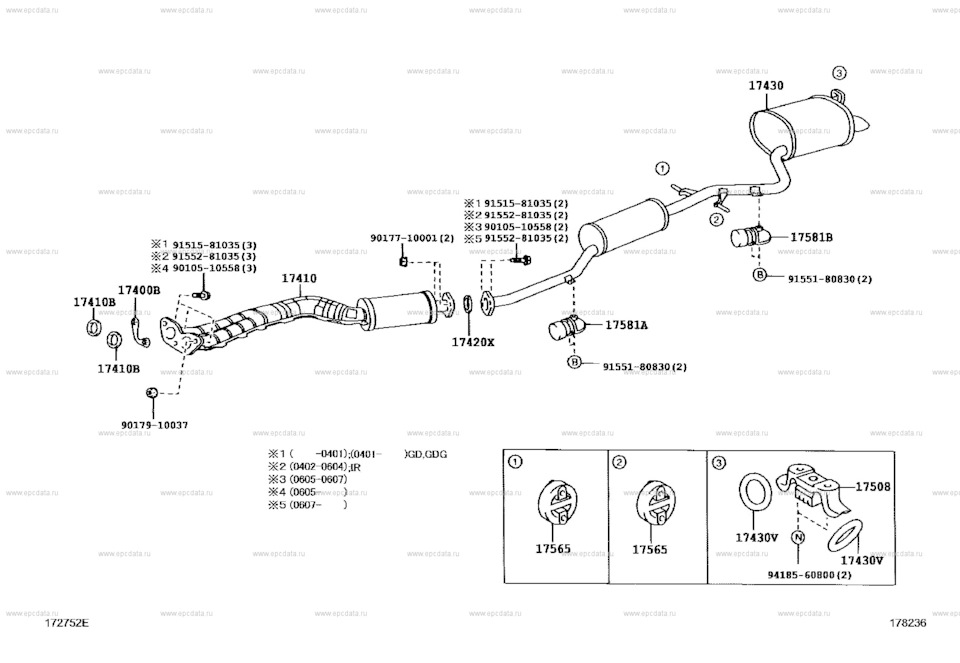 #2011. — 17-02 — Exhaust pipe — Выхлопная система. — DRIVE2