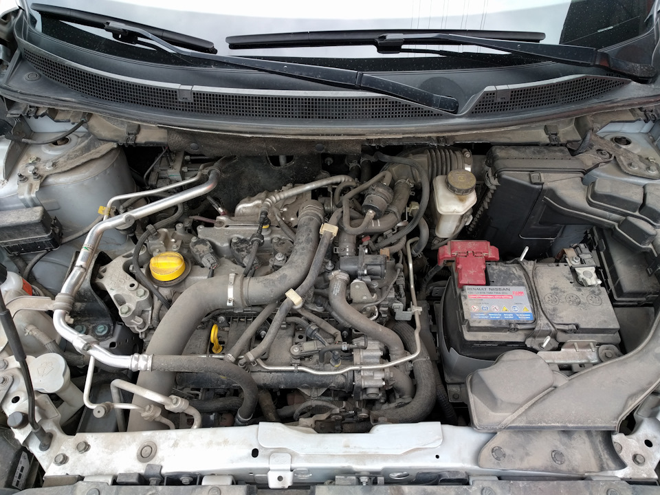 Мойка двигателя. - Nissan Qashqai (2G), 2 л, 2016 года мойка DRIVE2
