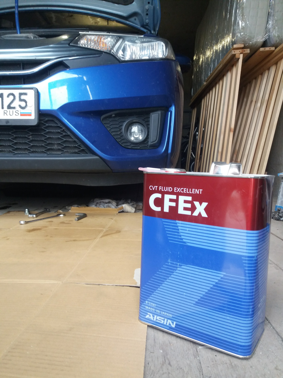 CFEx в вариатор GK3. — Honda Fit (3G), 1,3 л, 2014 года | плановое ТО |  DRIVE2