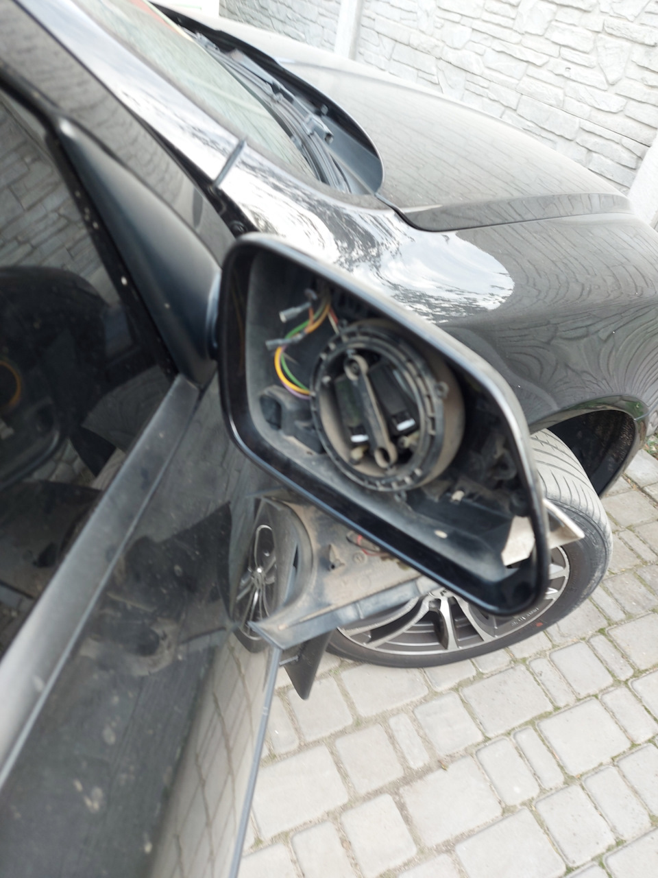 Отпал зеркальный элемент — Skoda Octavia A5 Mk2, 1,6 л, 2005 года ...
