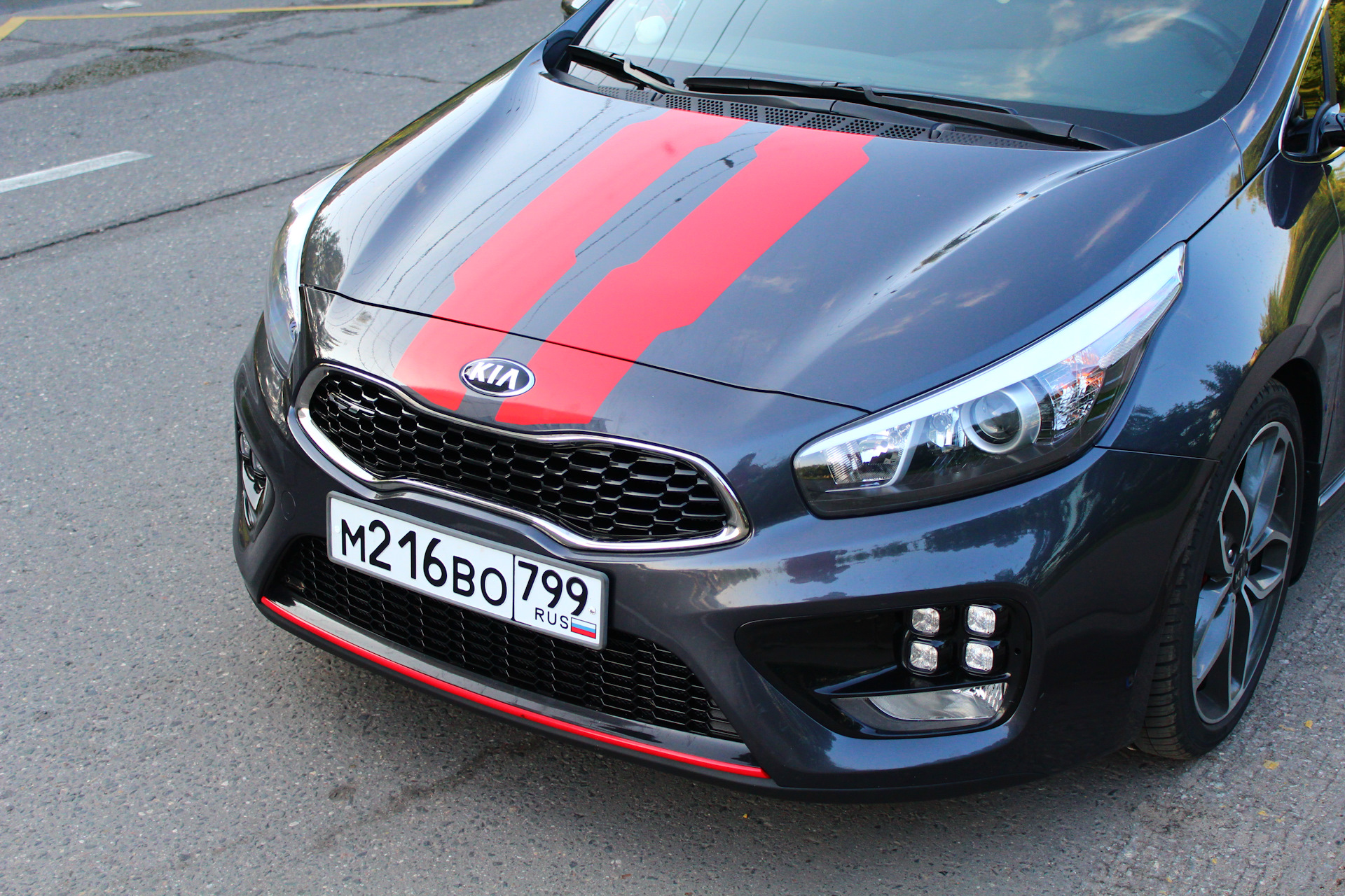 Kia Ceed gt line черный