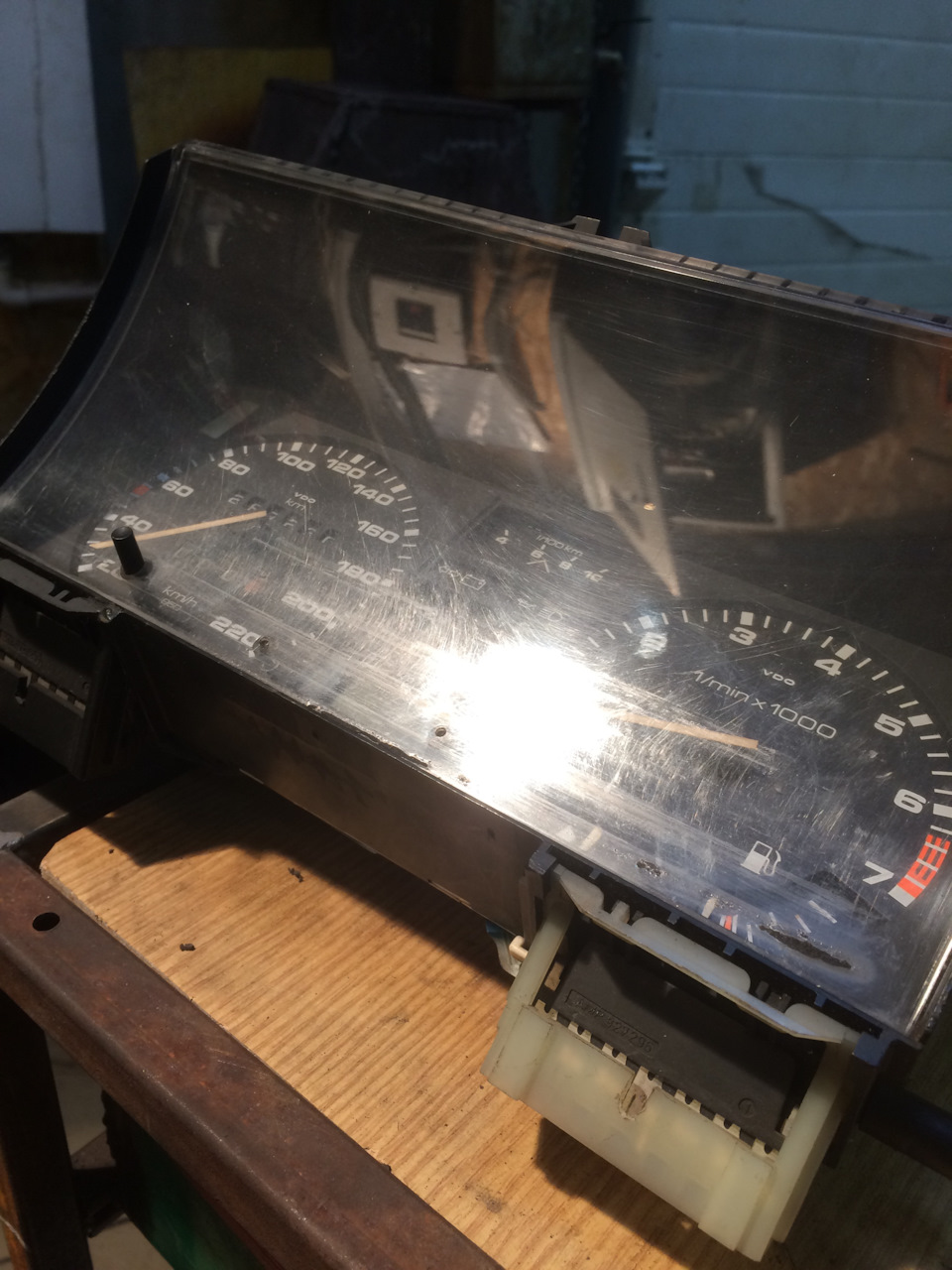 Полировка приборной панели — Volkswagen Golf Mk2, 1,8 л, 1989 года ...