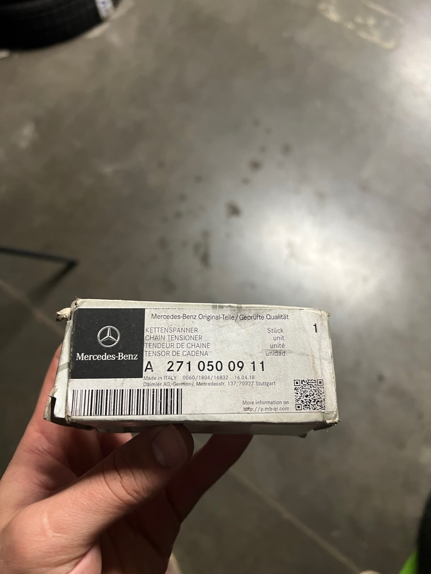 Замена цепи ГРМ на 271.8 — Mercedes-Benz E-class (W212), 2 л, 2010 года ...