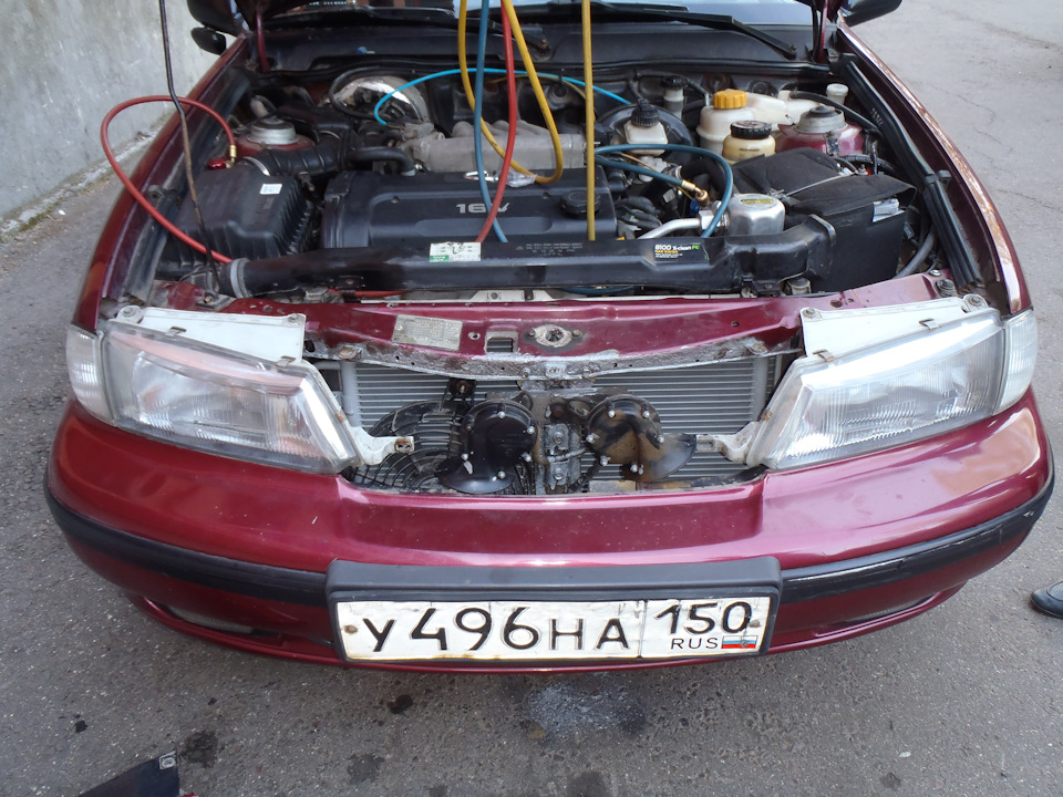 Как снять кондиционер нексия Замена радиатора кондиционера - Daewoo Nexia, 1,5 л, 2006 года своими руками DRI