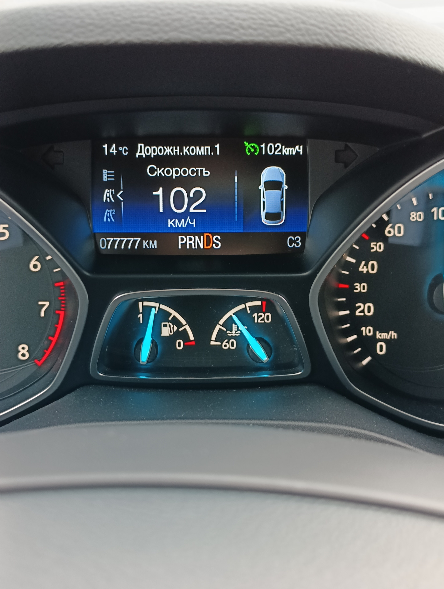 Пробег 77777 км. — Ford Kuga (2G), 2,5 л, 2019 года | наблюдение | DRIVE2