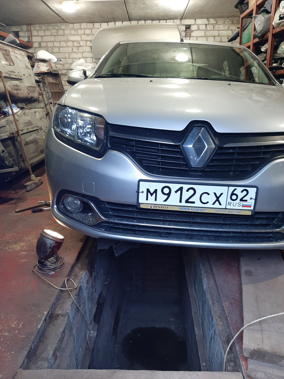 Замена колодок, последствия зимы, ТО подвески и 70000км. — Renault Logan  (2G), 1,6 л, 2014 года | плановое ТО | DRIVE2