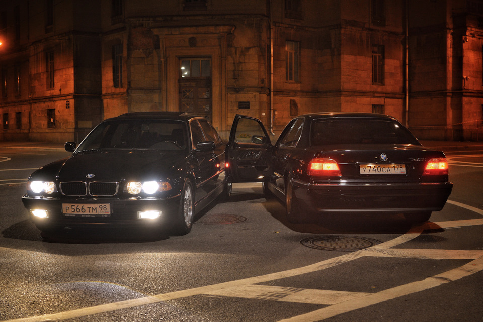 Ночь, улица, фонарь БМВ. Часть 2 — BMW 7 series (E38), 4,4 л, 2000 года ...