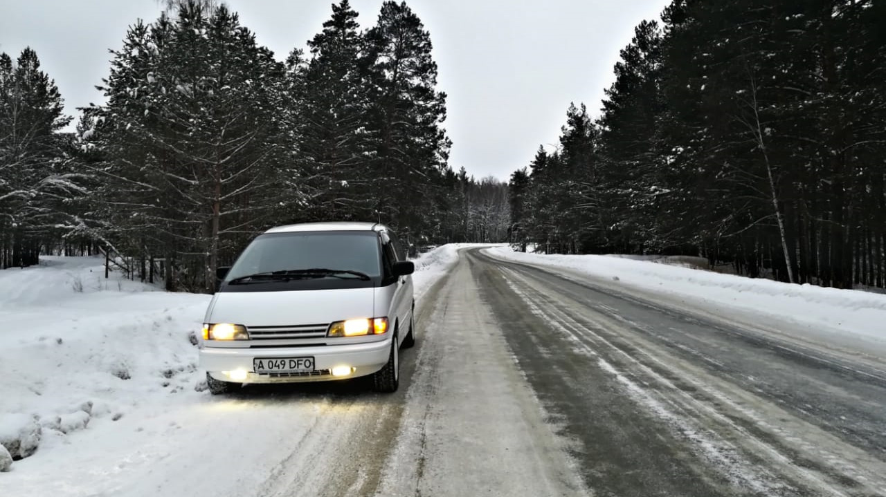 Toyota Previa (1G) 2.4 бензиновый 1991 | ночная птица на DRIVE2