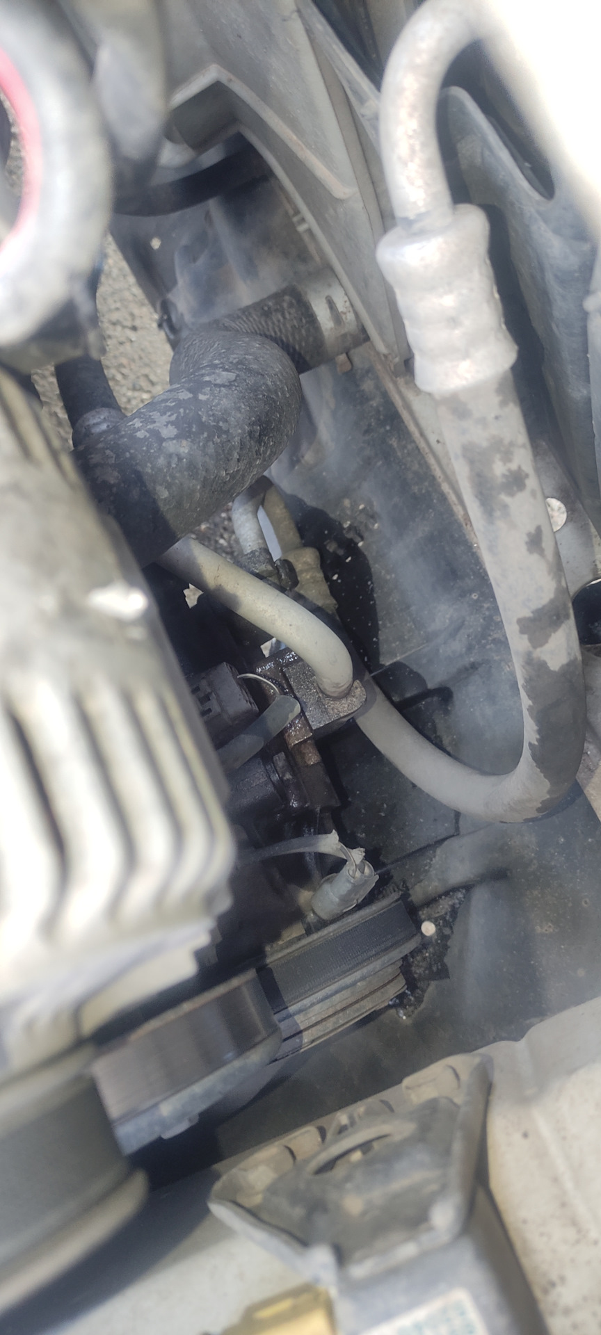 Уходит Антифриз на морозе. (Чистка форсунок и замена термостата.)Тойота ...