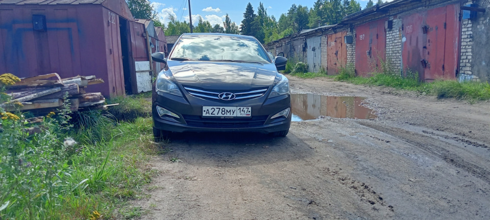 Полировка ДХО на Солярис, полировка пленки на фарах. — Hyundai Solaris ...