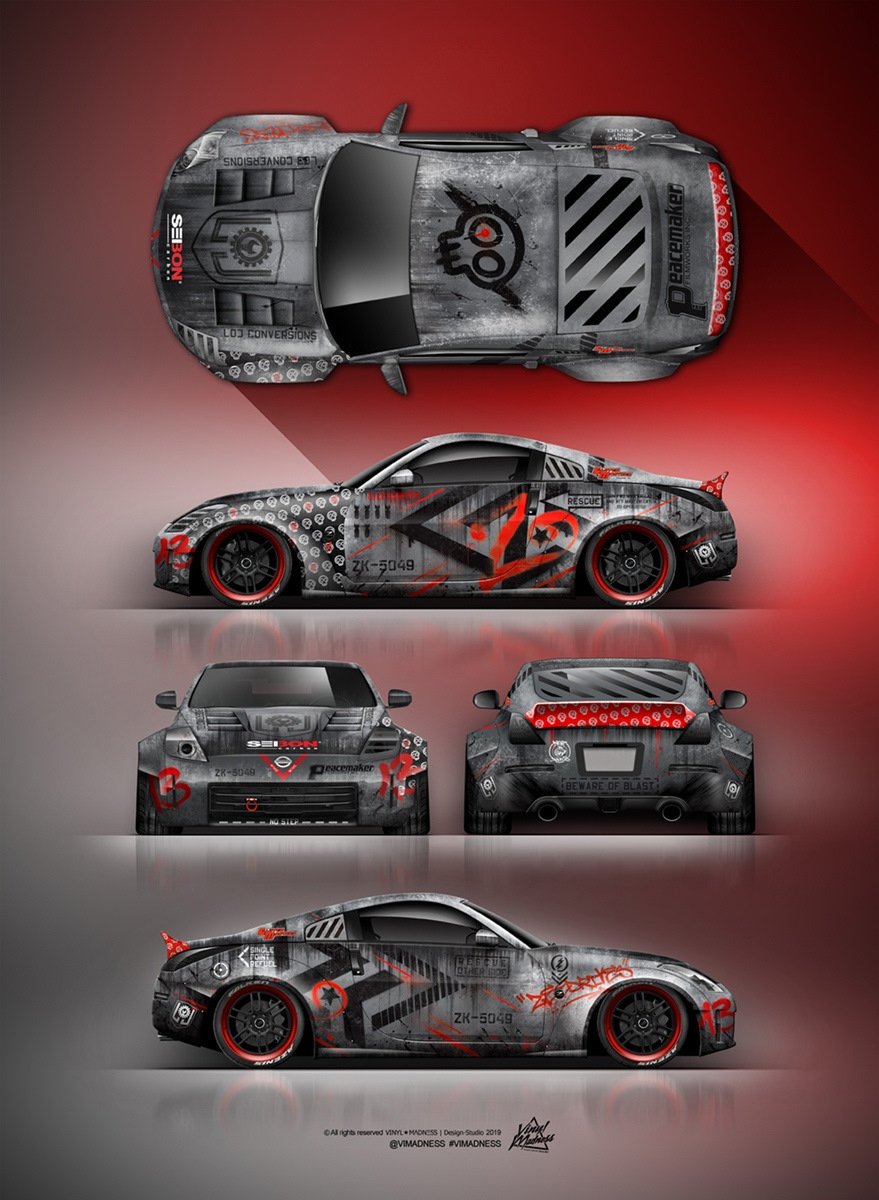 Nissan 180sx livery развёртка