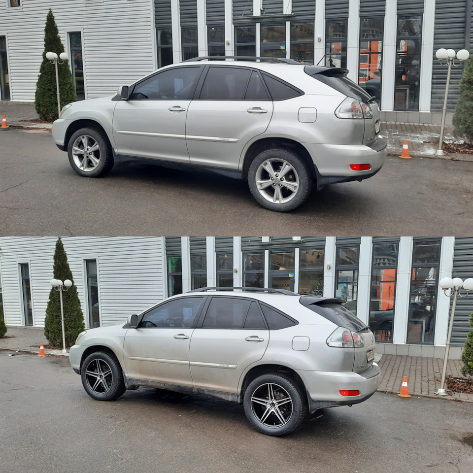 Новые диски или как поменять облик авто за 5 мин. — Lexus RX 400h (2G), 3,3  л, 2007 года | колёсные диски | DRIVE2