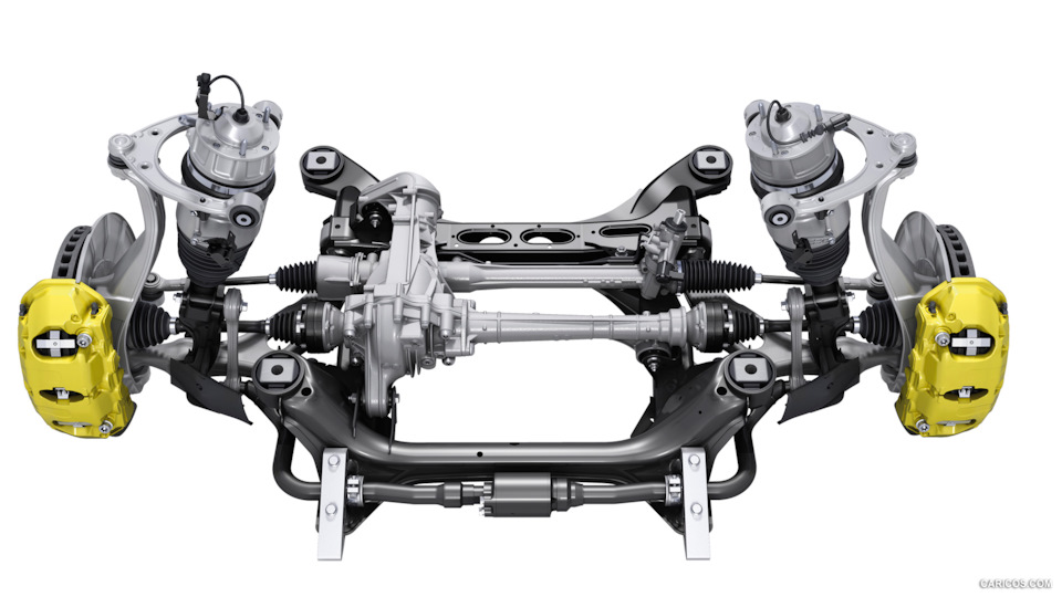 5. Передняя подвеска и ниже список рычагов — Volkswagen Touareg (2G)