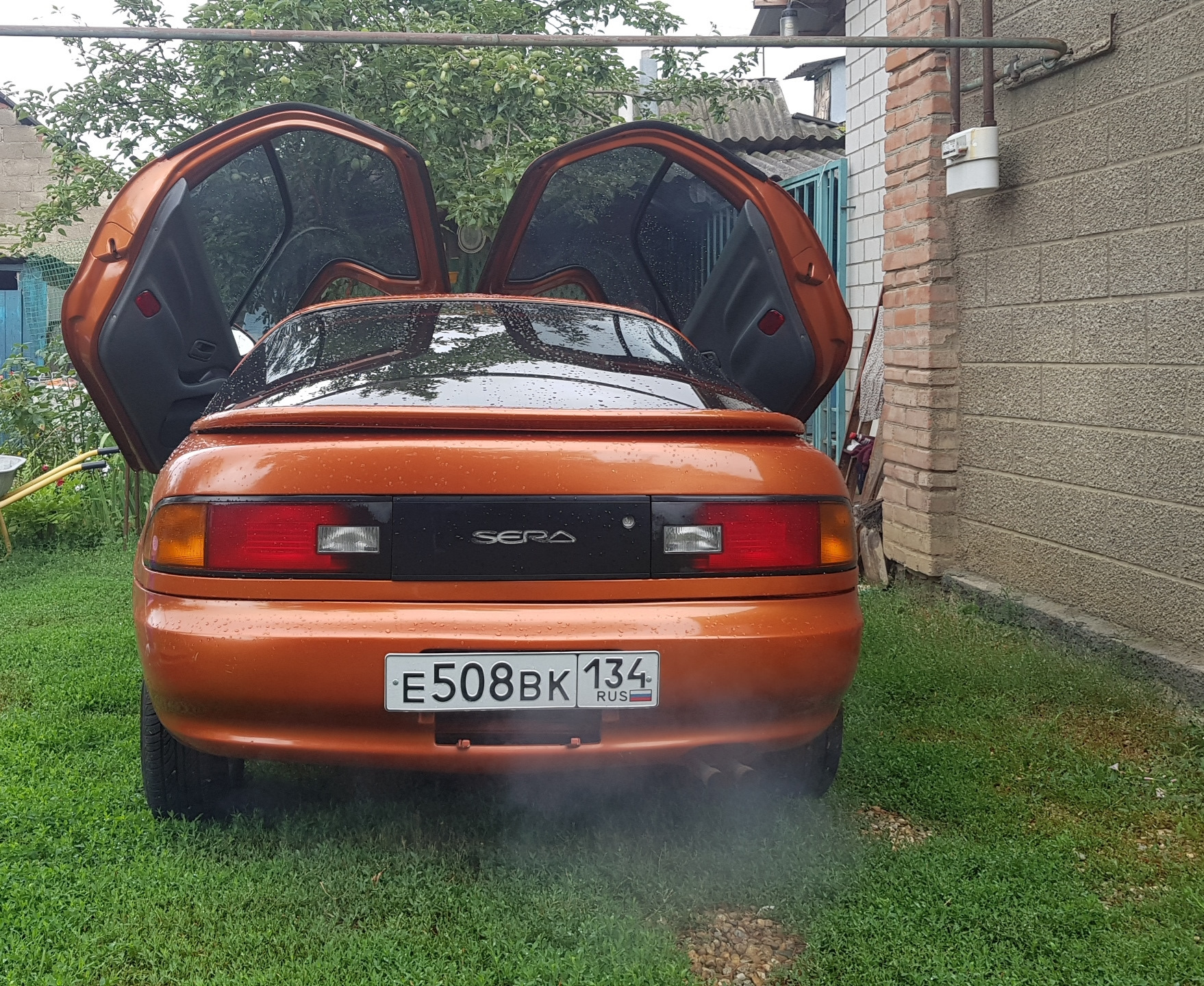 Большой расход бензина! Чёрный дым из глушителя! — Toyota Sera, 1,5 л ...