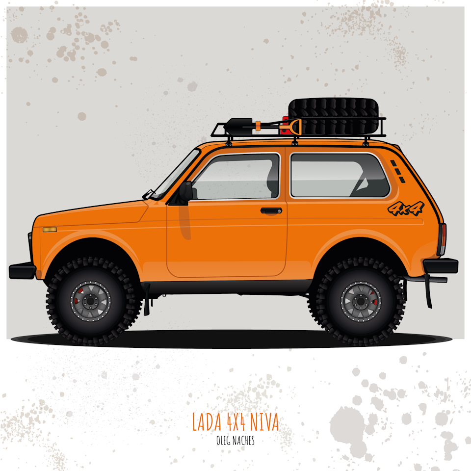 Рисунок Lada 4x4 Niva — DRIVE2