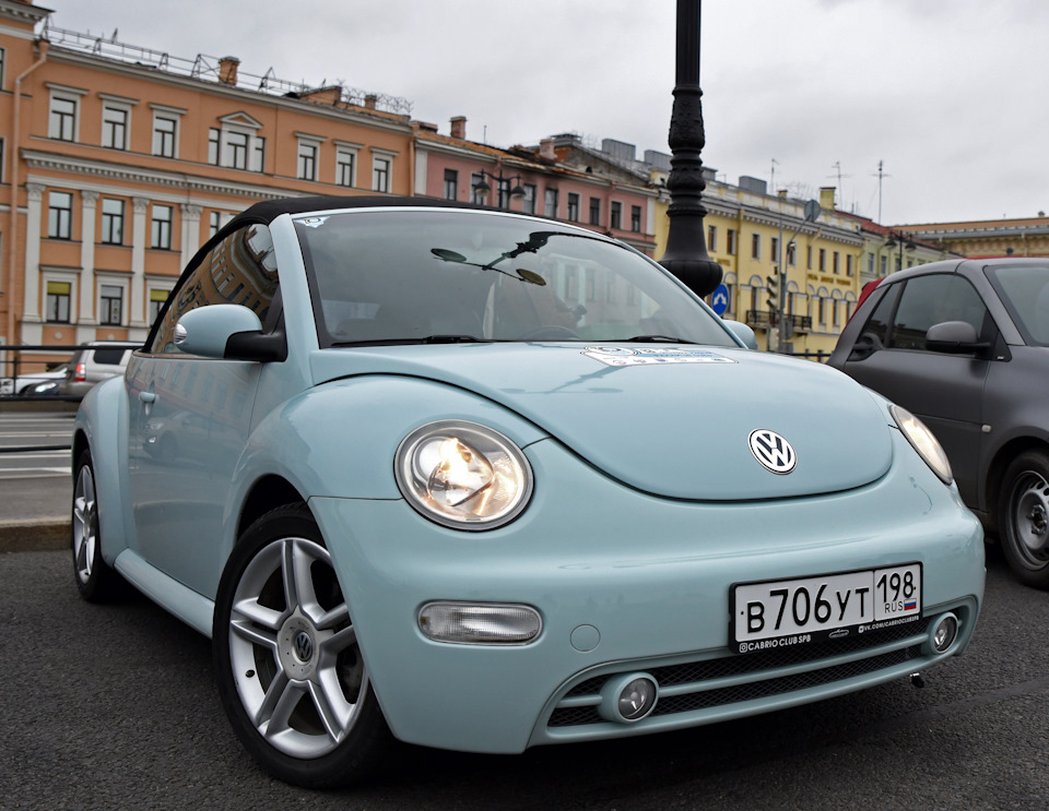 Beetle craft московская ул 2 фото до и после замены бампера - Volkswagen New Beetle, 1,8 л, 2004 года наблюдение D