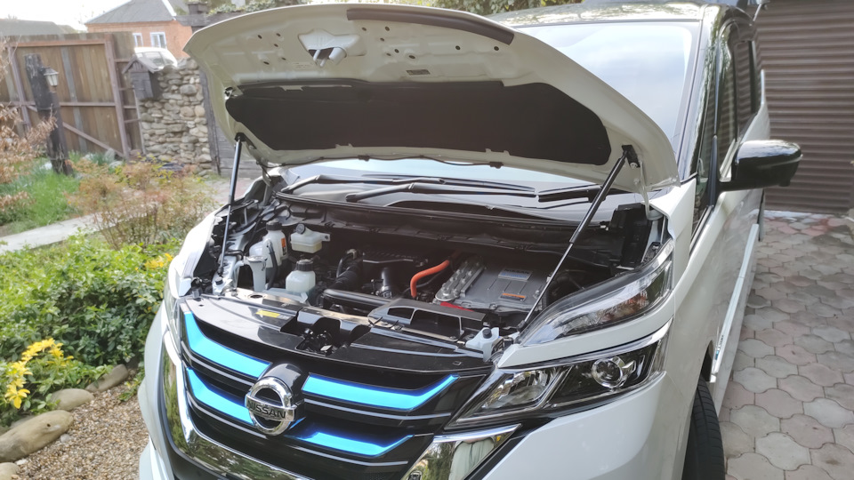 Упоры капота газлифты — Nissan e-Power, 1,2 л, 2018 года | аксессуары ...