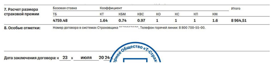 Полис Тинькофф. — Volkswagen Tiguan (1G)