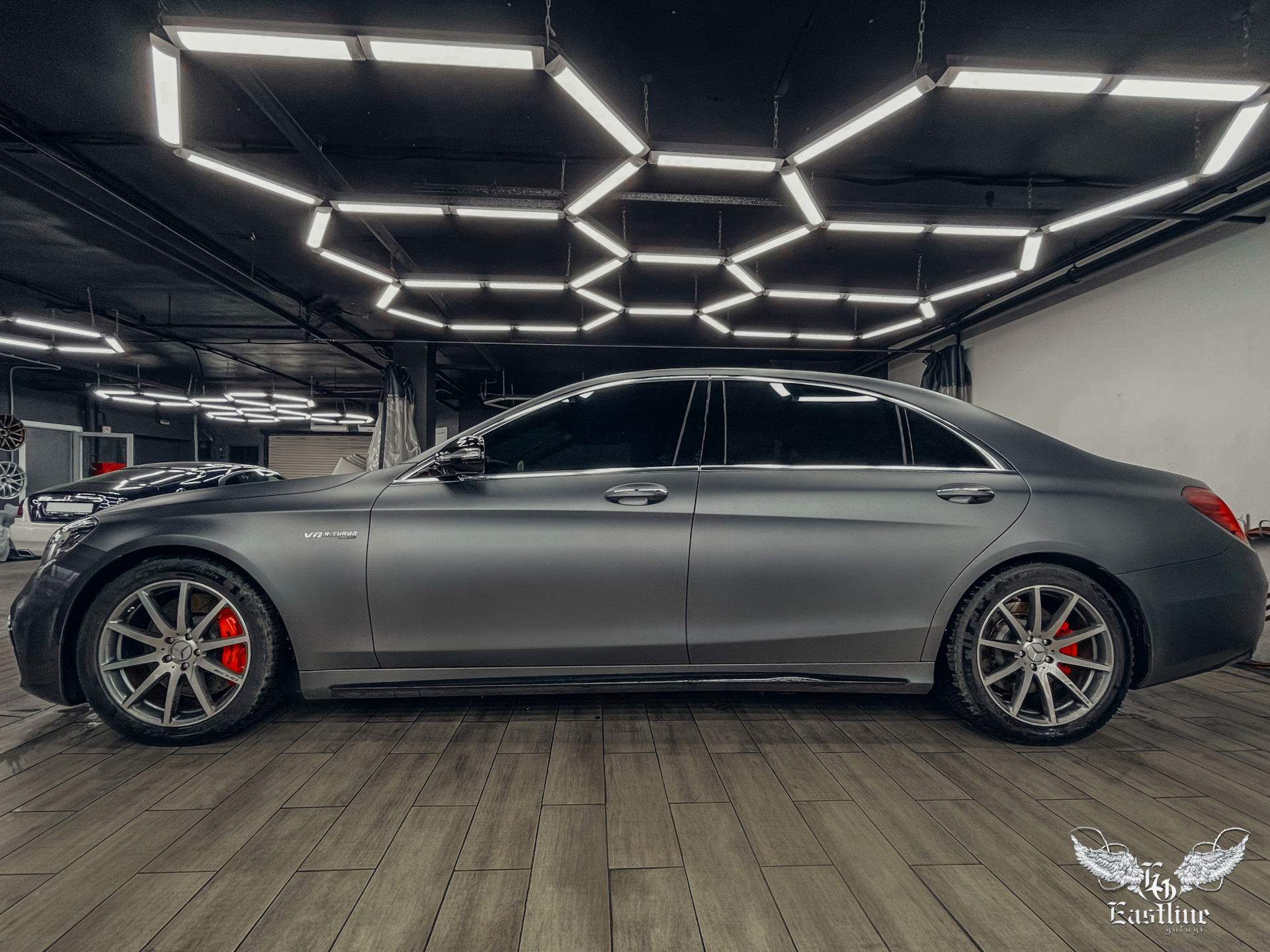 Мерседес s63 AMG w222 матовый