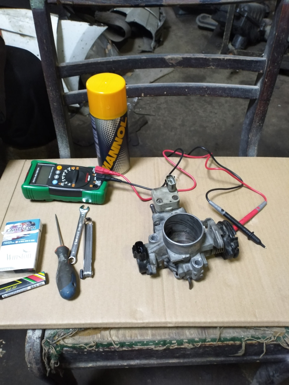 Чистим дроссельную заслонку — Toyota Town Ace Noah, 2 л., 1998 года ...