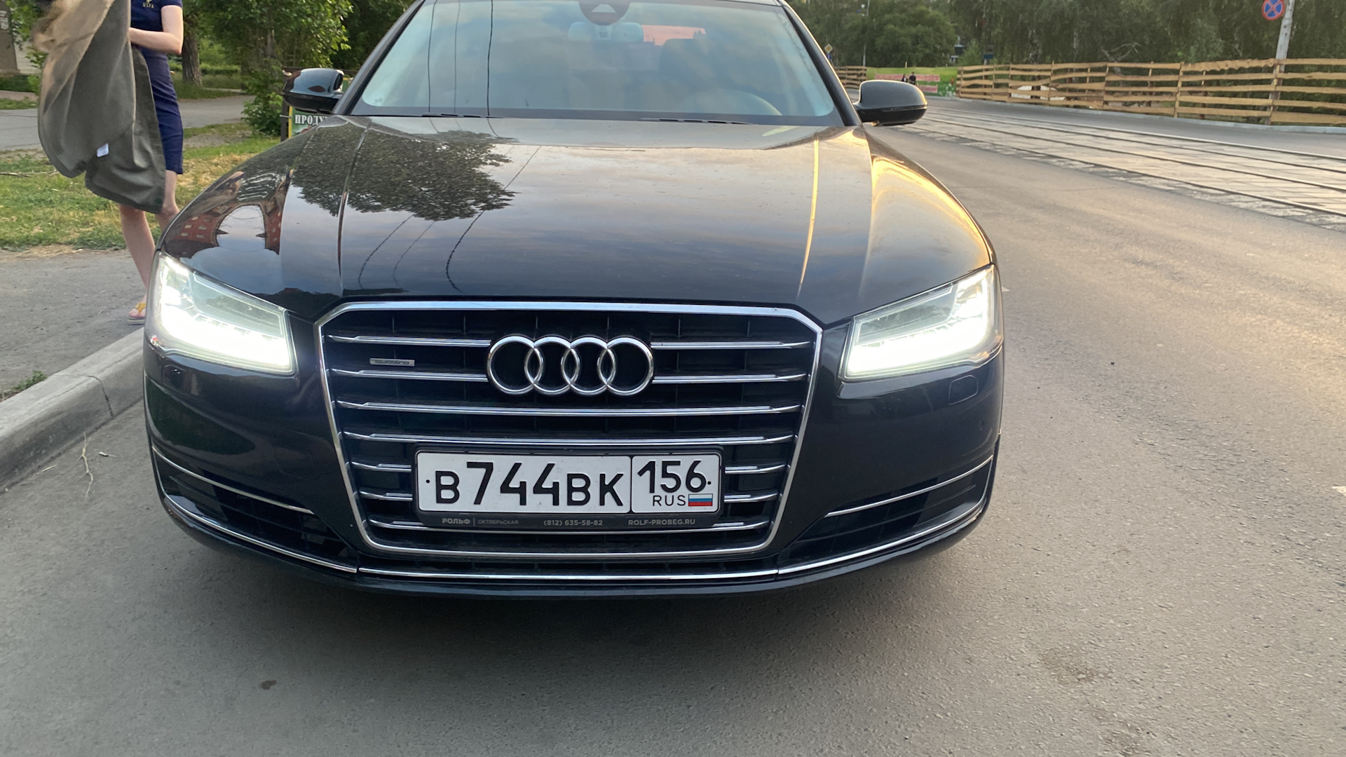 Audi A8 (D4) 3.0 бензиновый 2016 | Black caviar на DRIVE2