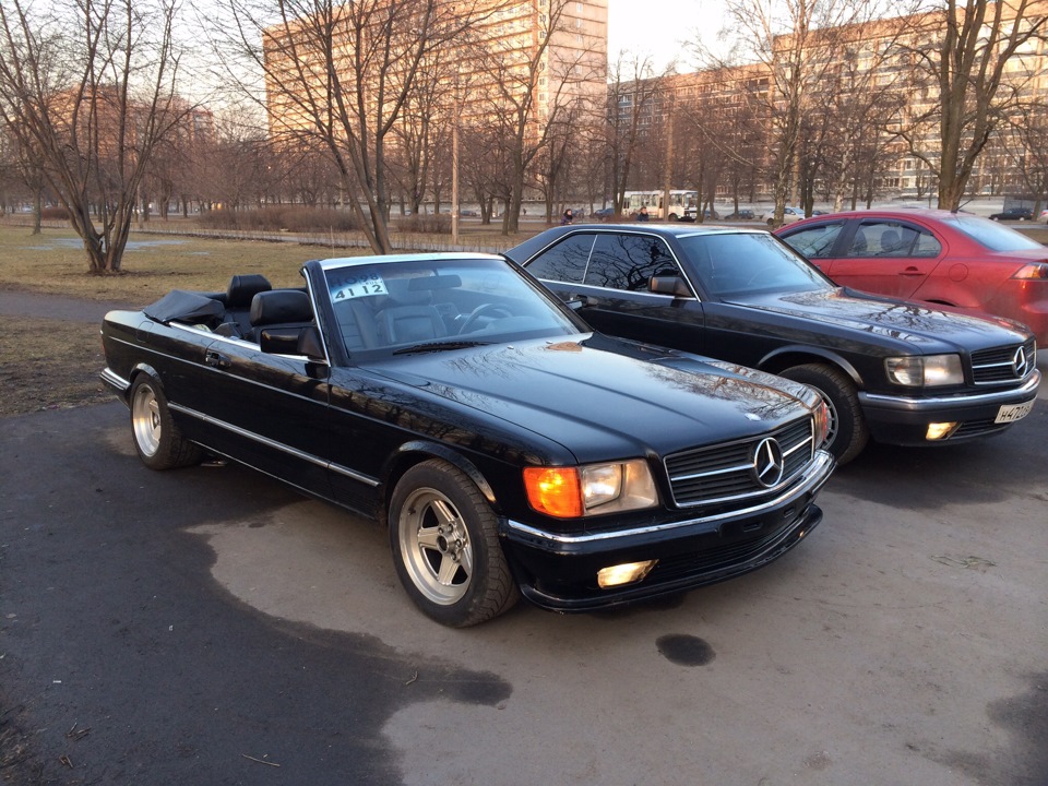 Mercedes Benz w126 кабриолет