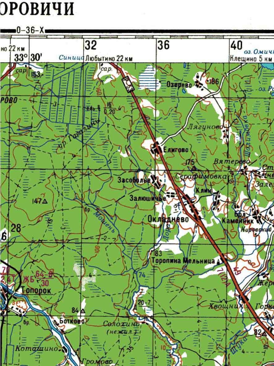 Карта боровичи новгородская область