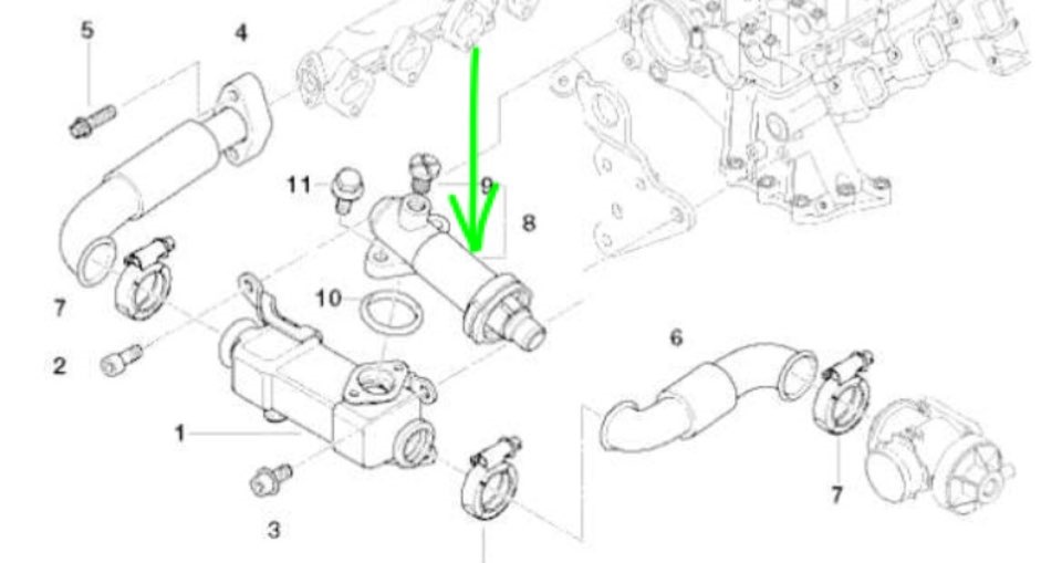 Клапан егр на схеме