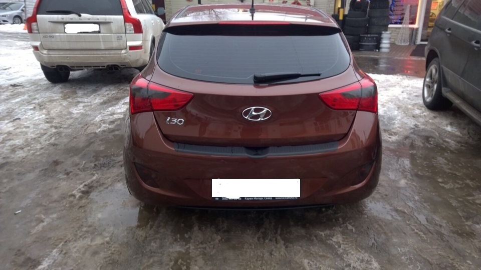 тонировка — Hyundai i30 (2G), 1,6 л, 2013 года | тюнинг | DRIVE2