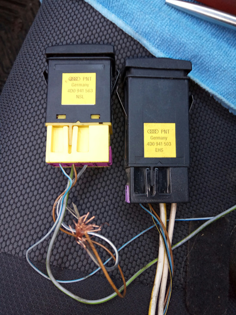 4D0941503 Кнопка обогрева заднего стекла для Audi A8 VAG | Запчасти на ...