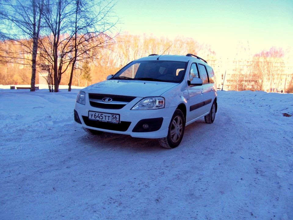 Сами с "клыками" — Lada Ларгус, 1,6 л, 2015 года | стайлинг | DRIVE2