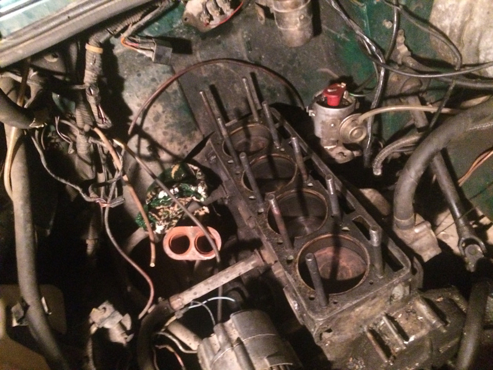 Как снять прикипевшую ГБЦ УМЗ 421 — УАЗ 3160, 2,8 л, 1999 года | своими ...